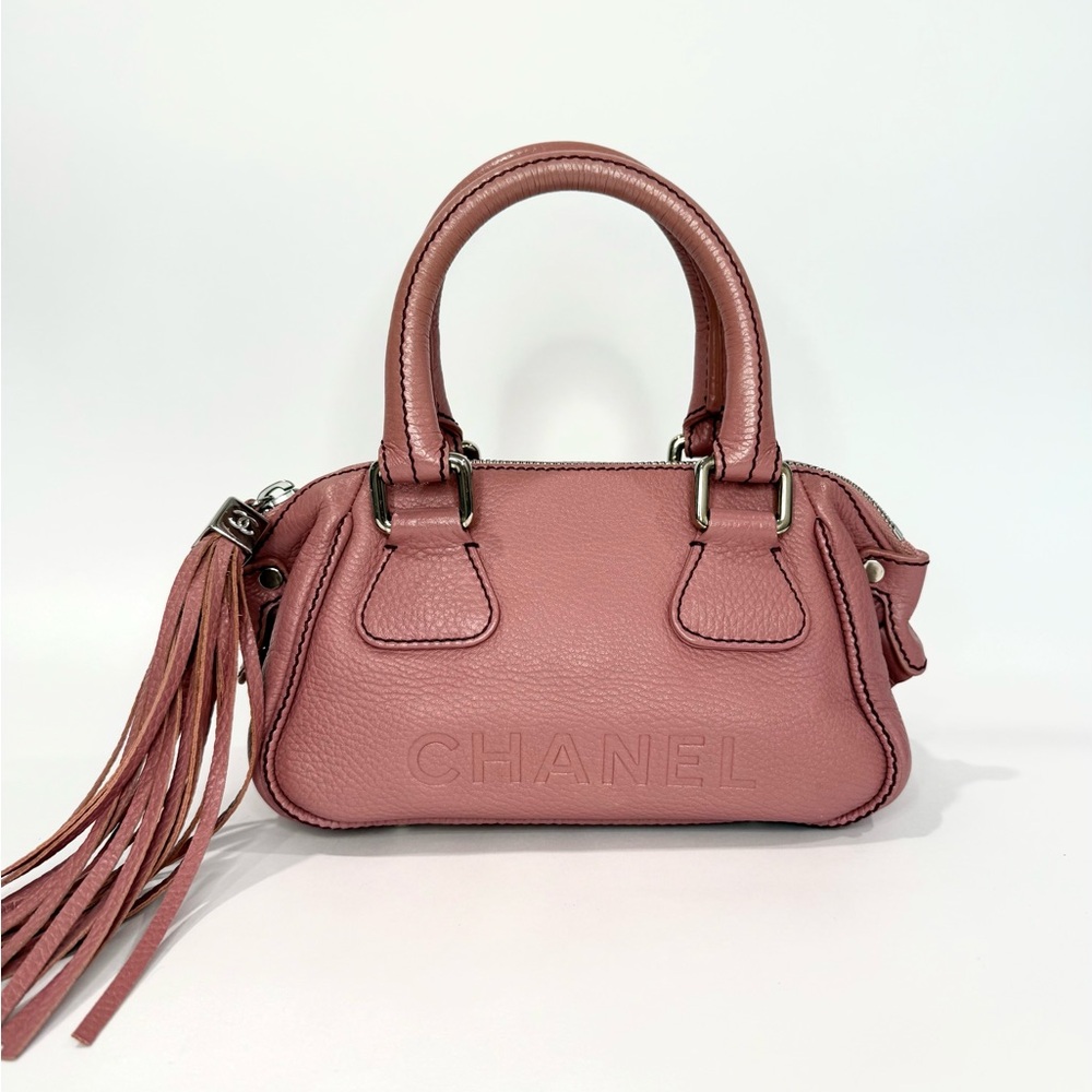 ✨SOLD✨ Vintage Chanel Pink LAX Bowler Bag